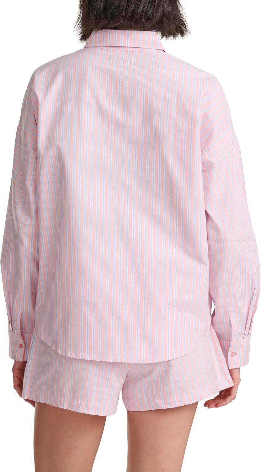 Женская блузка-слип Tommy Hilfiger Boyfriend Fit, Blossom Stripe — фото 4
