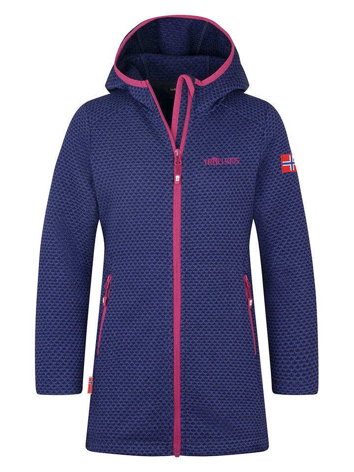 

Флисовая куртка Джондален фиолетового цвета Trollkids