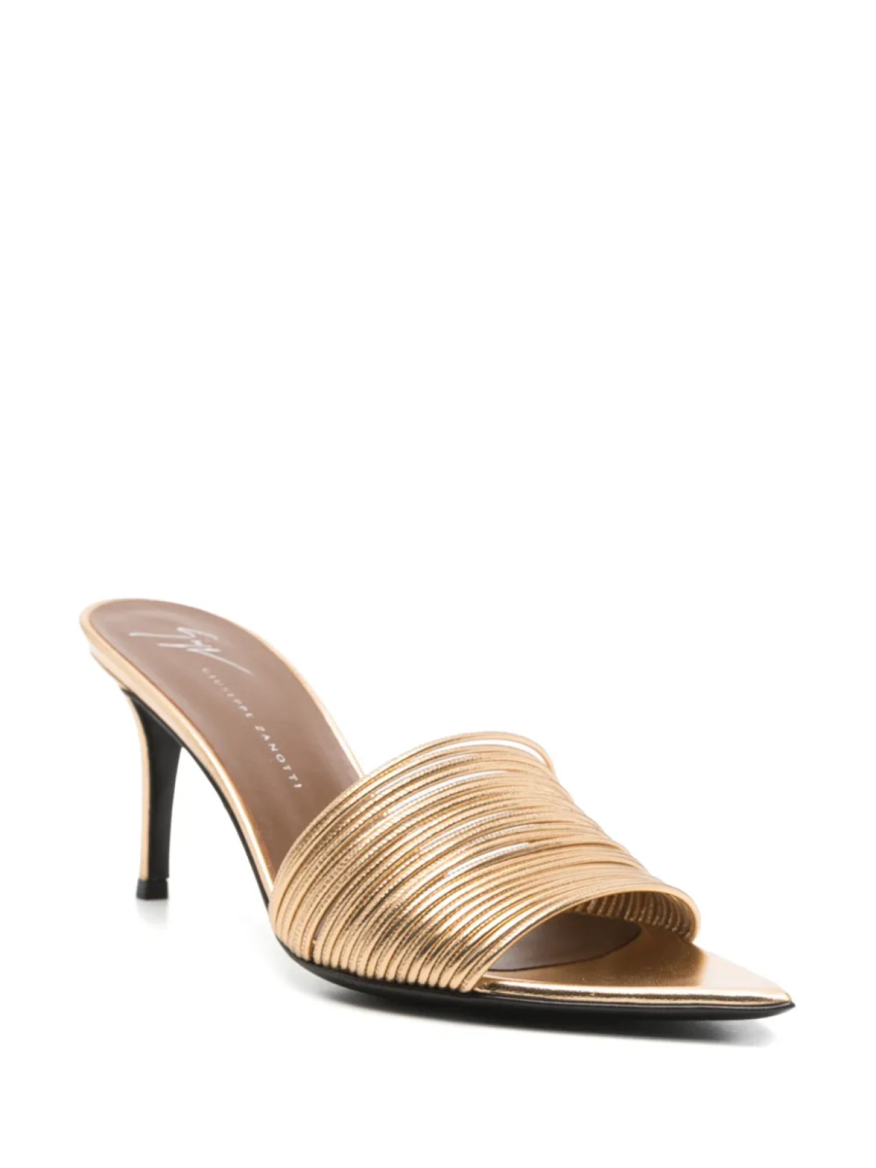 Туфли Giuseppe Zanotti 90 мм Intriigo Clio, золотой — фото 2