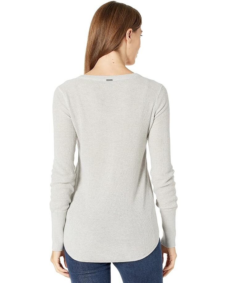 

Свитер Prana Milani Henley, серый