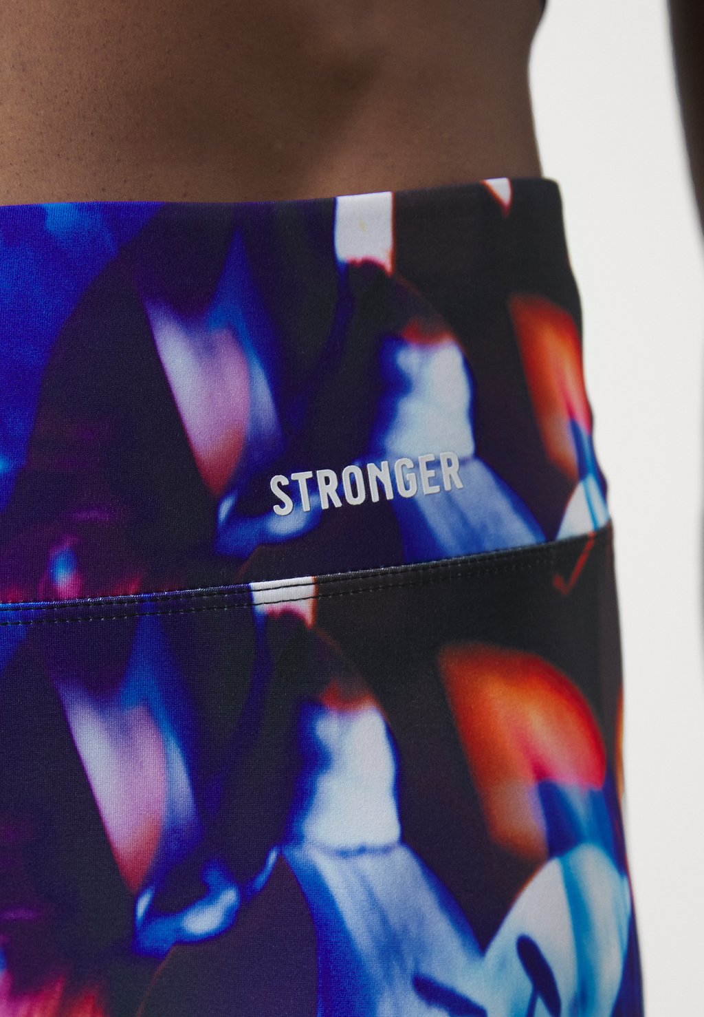 

Леггинсы EXPLORE PRINTED LEGGINGS Stronger, синий