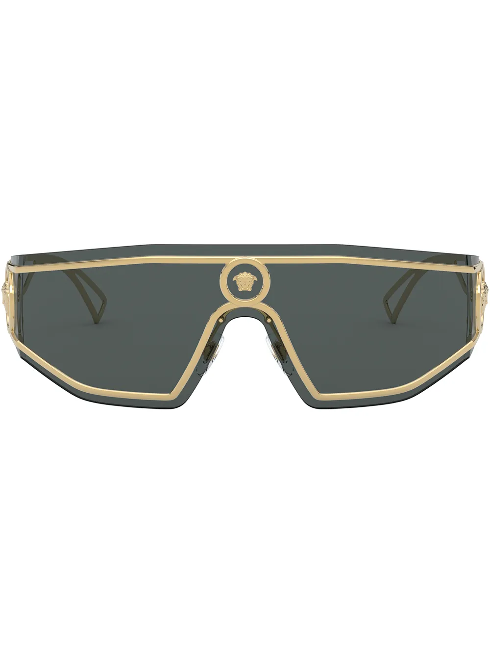 

Солнцезащитные очки-маска V-Powerful Versace Eyewear, серый