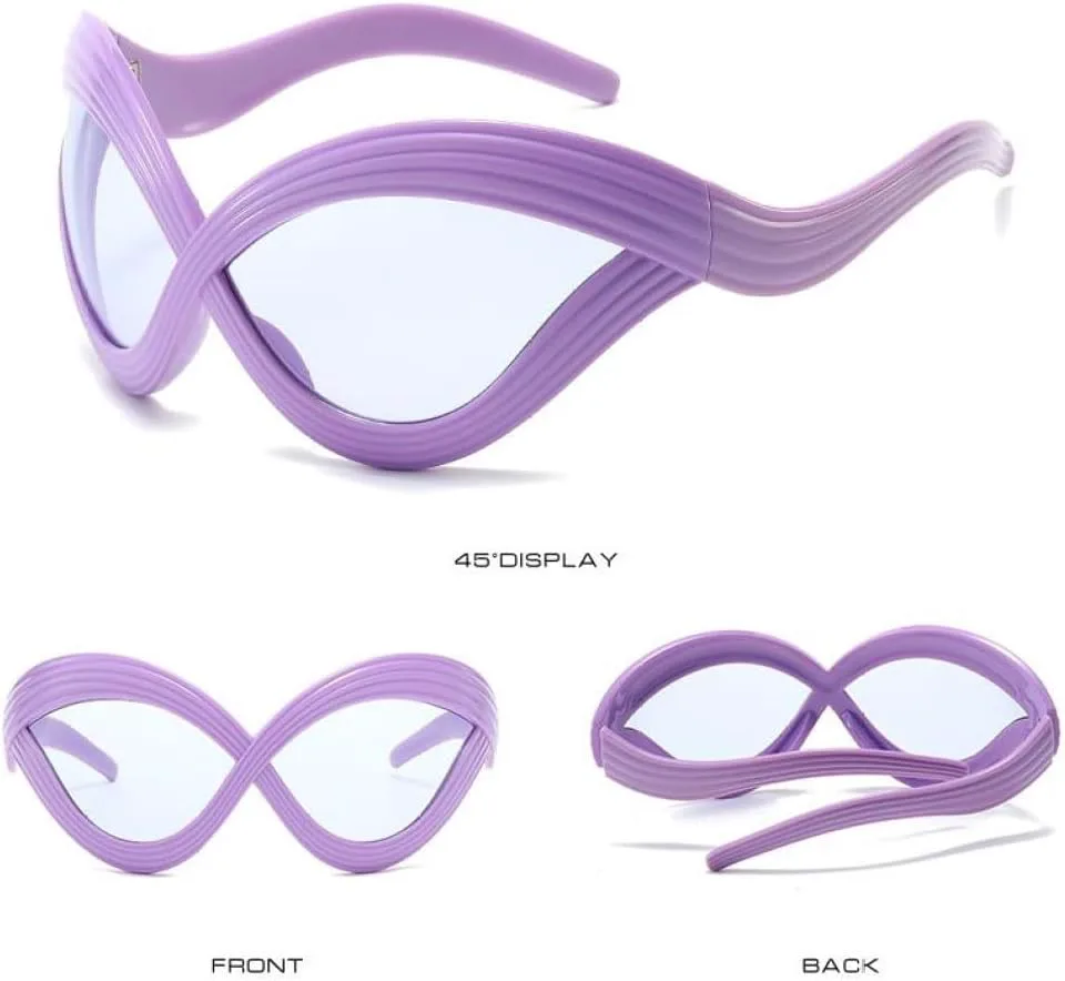 

Солнцезащитные очки MUTYNE Retro Cat Eye для женщин, большие, роскошные, в стиле хип-хоп, панк, солнцезащитные очки UV400 для мужчин, Purple Light Purple