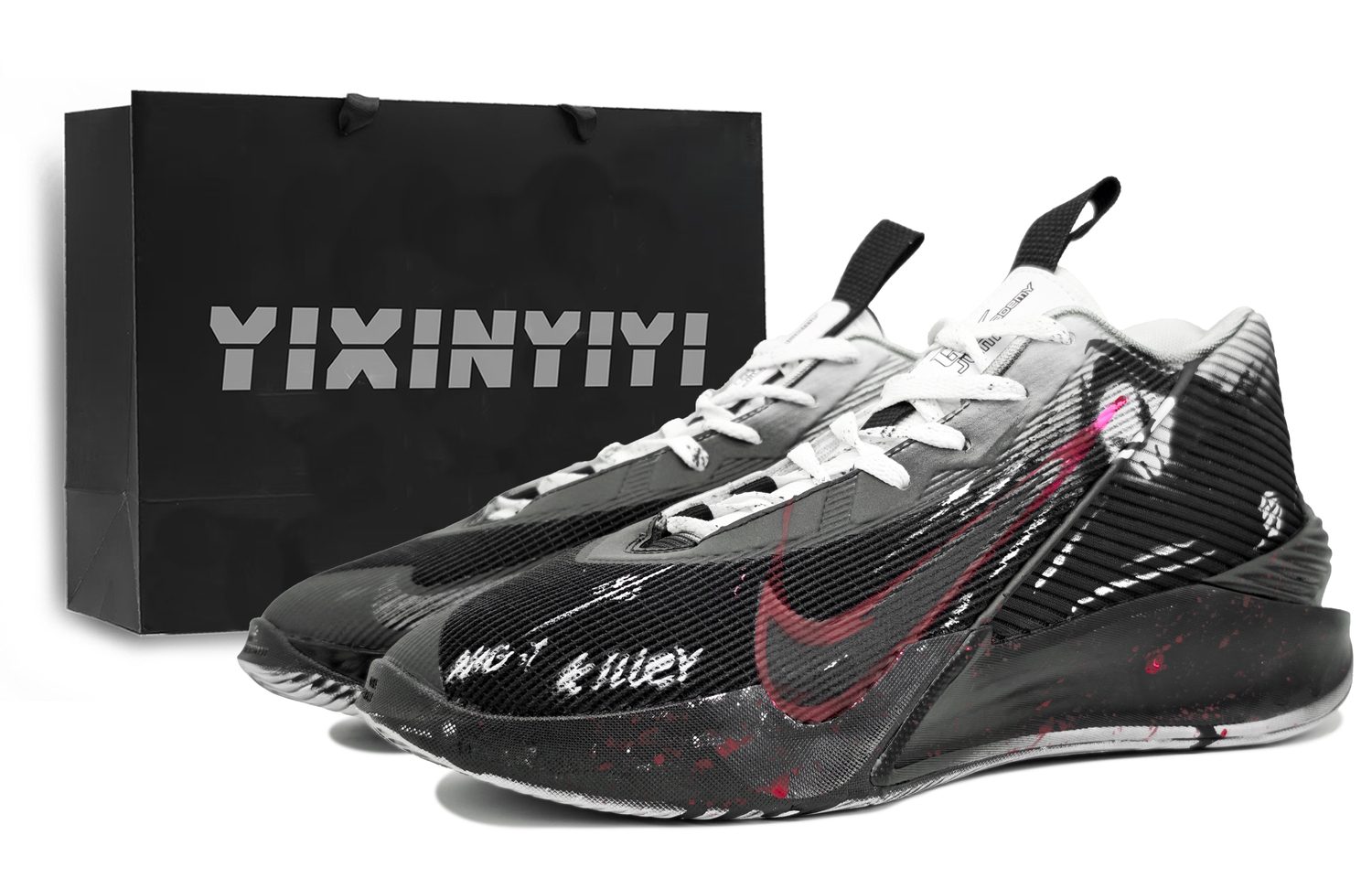 

Nike G.T. Jump Academy устойчивые к истиранию баскетбольные кроссовки High Top мужские Black