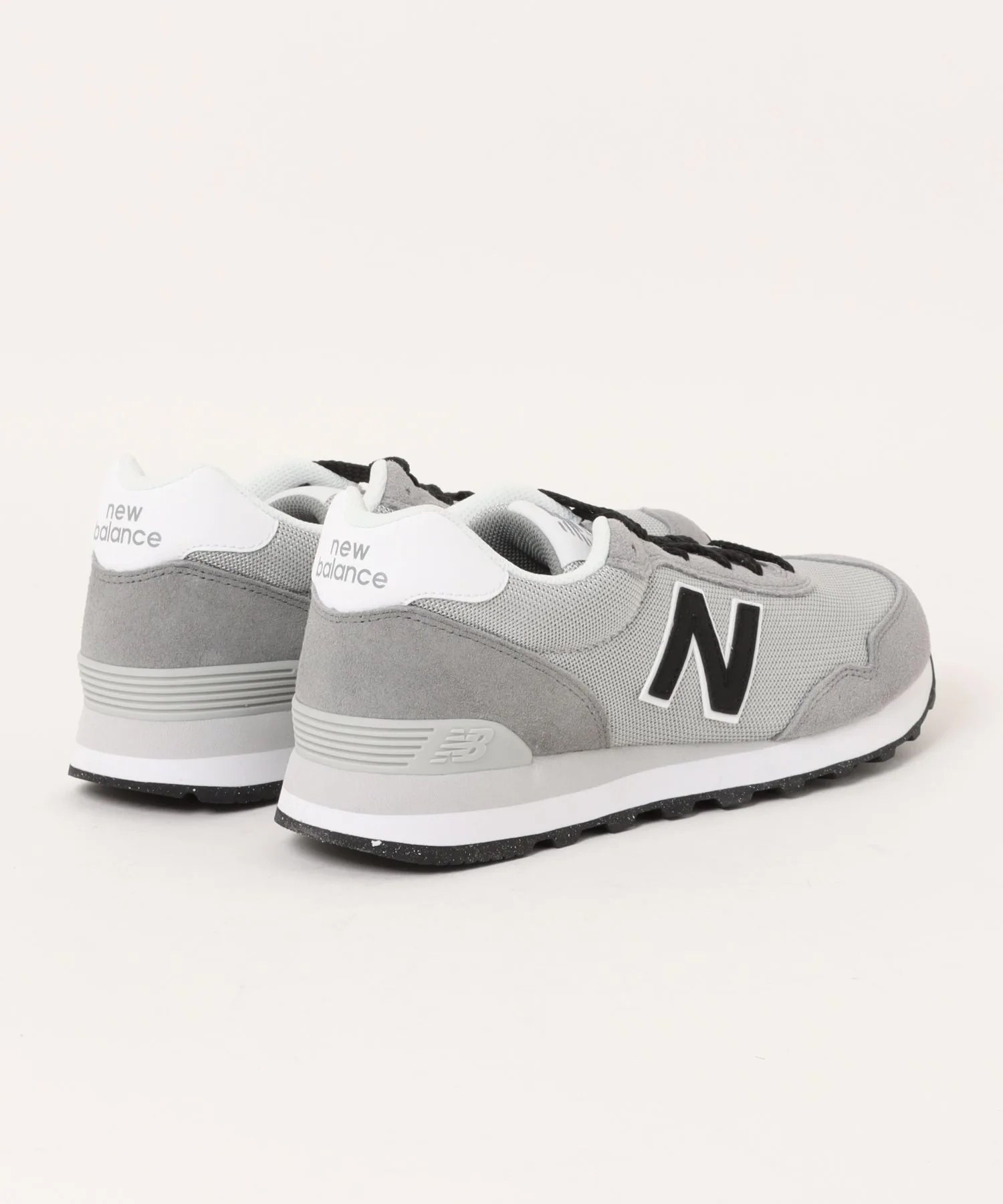 Мужские кроссовки из натуральной кожи New Balance ML515 серые — фото 2
