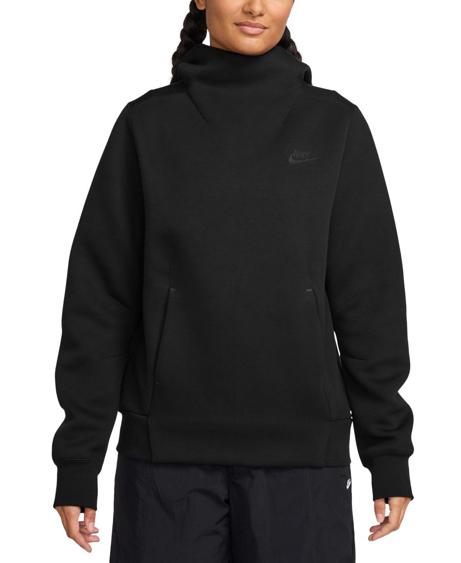 

Женская толстовка с капюшоном из технологичного флиса Nike, Black