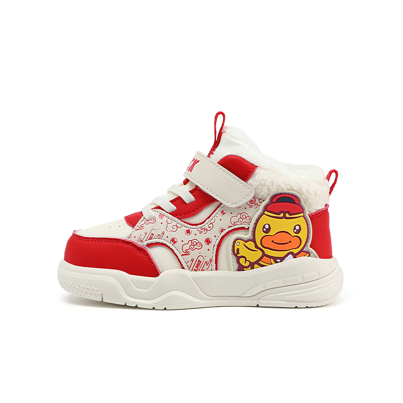 

Детские скейтерские кроссовки Pre school B.Duck, бежевый/красный