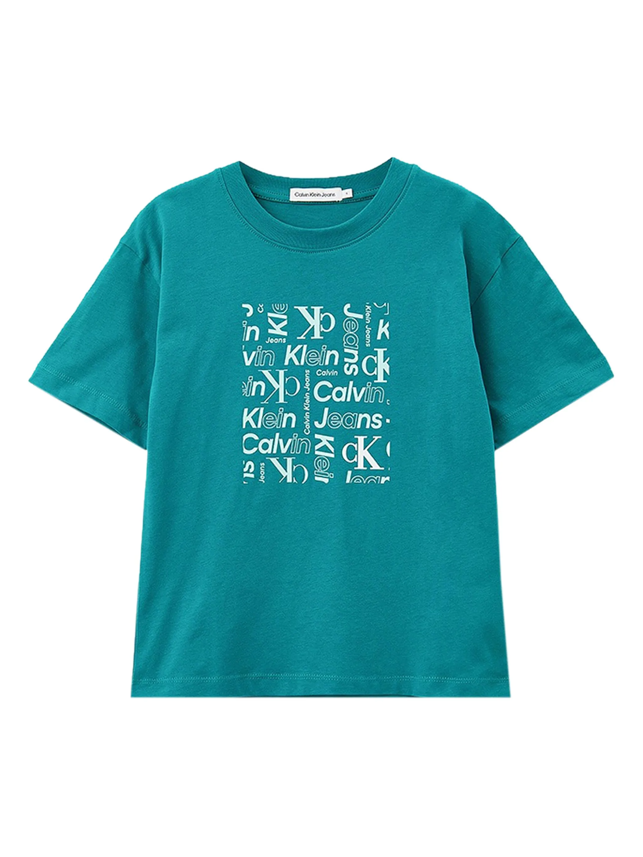 

Футболка с логотипом Calvin Klein Kids, синий