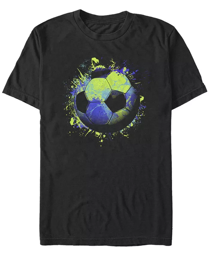 

Мужская футболка Generic Additude Soccer Splat с коротким рукавом Fifth Sun, черный