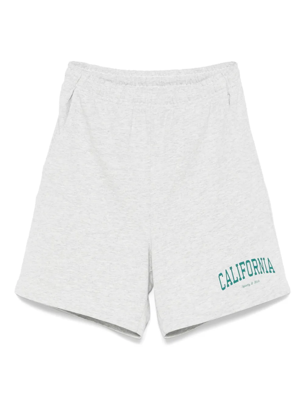 

Шорты из смесового хлопка Sporty & Rich, серый