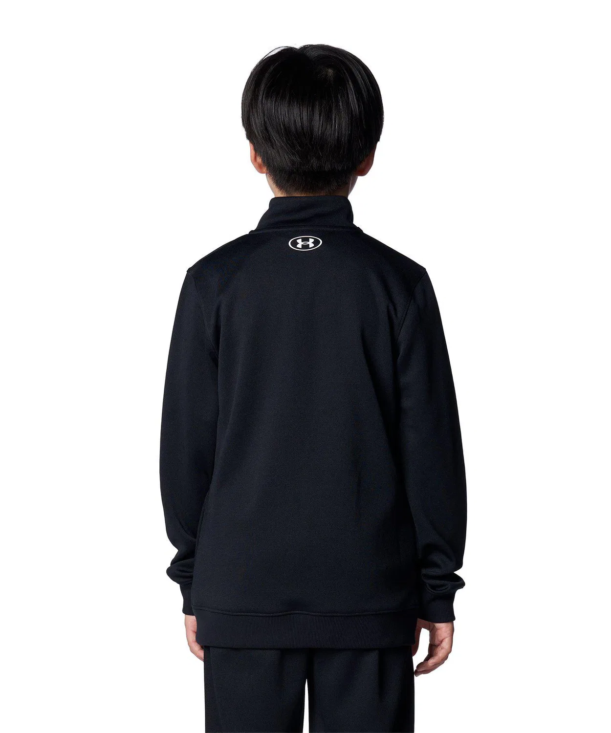 Куртка детская тренировочная Under Armour UA Track Jacket, полиэстер, чёрный — фото 2