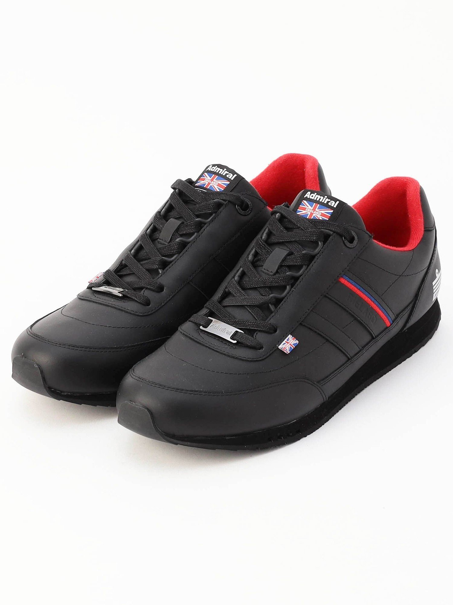 Легкие кожаные кроссовки Admiral, специальный заказ NICOLE CLUB FOR MEN, 49 Black