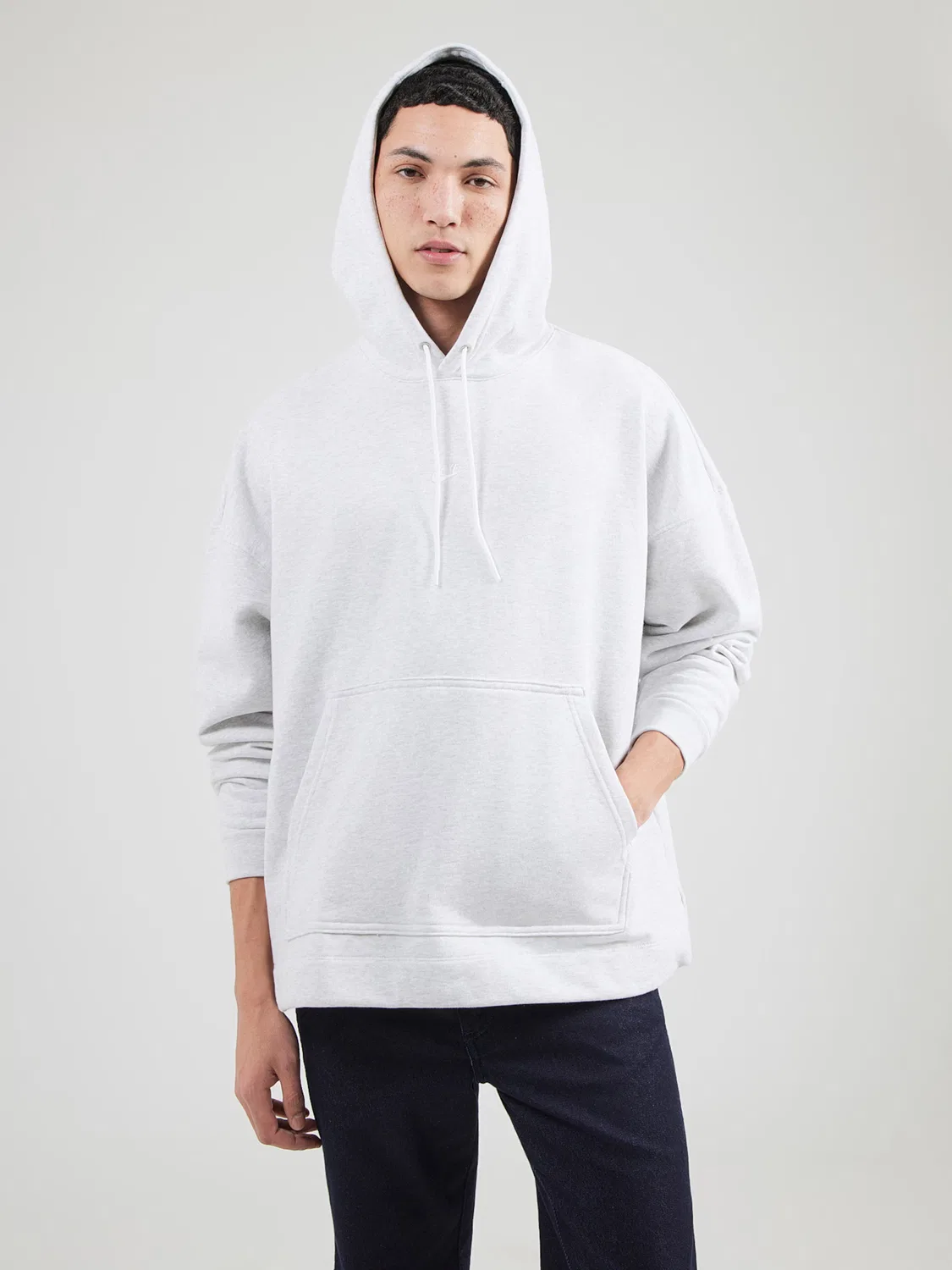 Толстовка 'CLUB' Nike Sportswear, Light Grey — фото 3