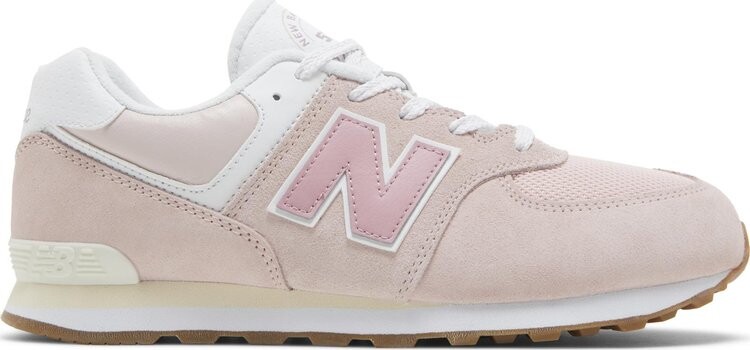 

Кроссовки 574 Big Kid Wide 'NB Athletics - Crystal Pink', розовый