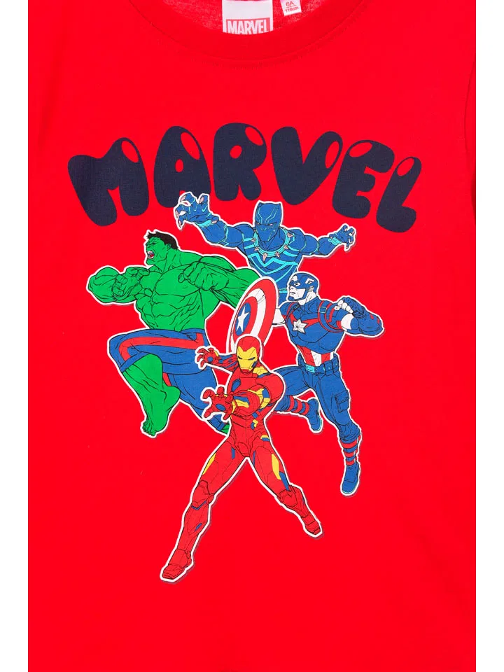 Лонгслив красный, Marvel Avengers — фото 3