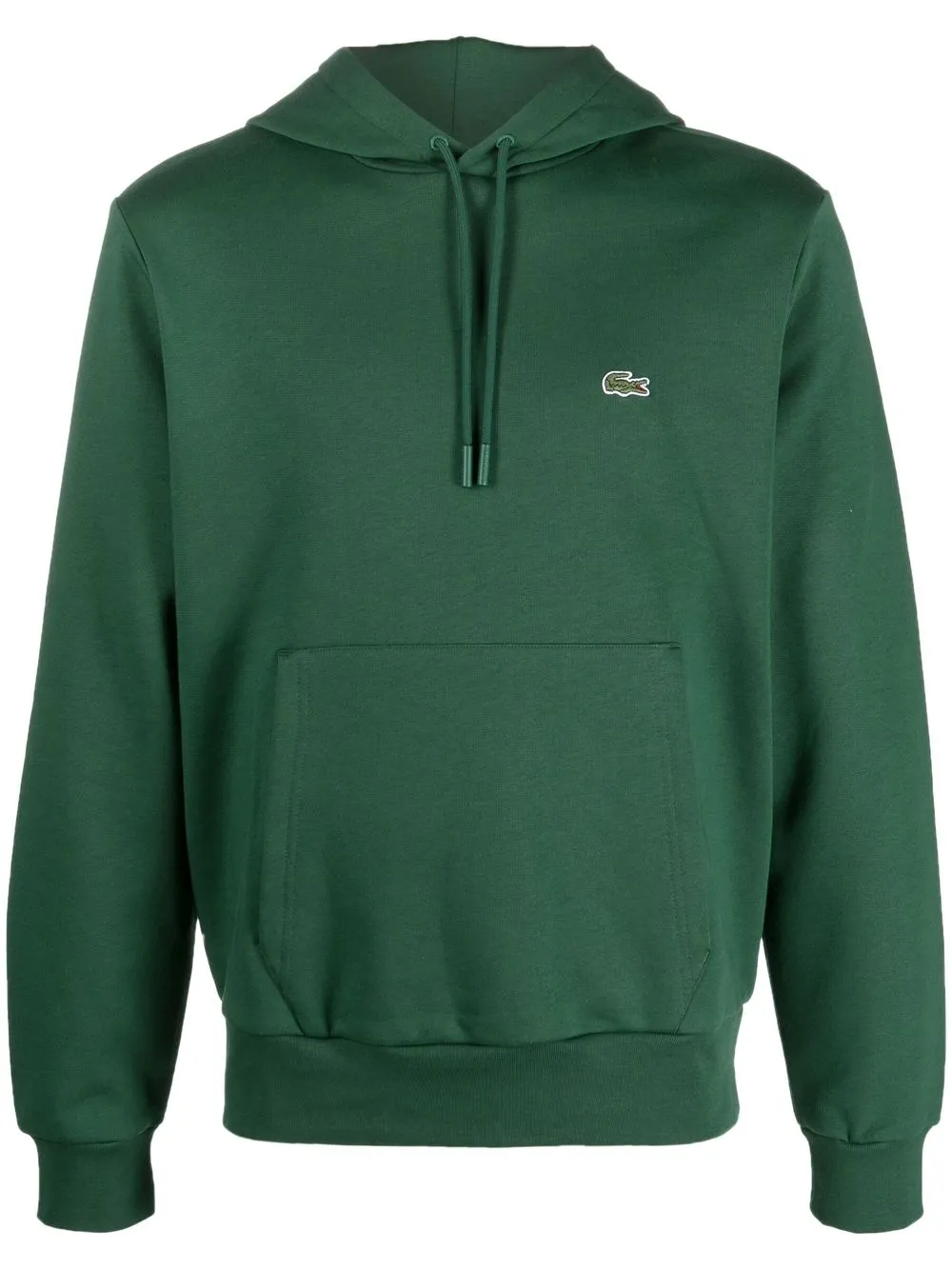 

Худи с кулиской и нашивкой-логотипом Lacoste, зеленый