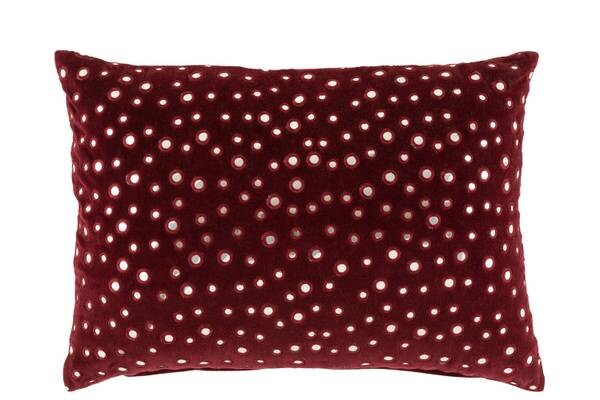 

Подушка J-LINE GPB, 40x60x40 см цвет burgundy