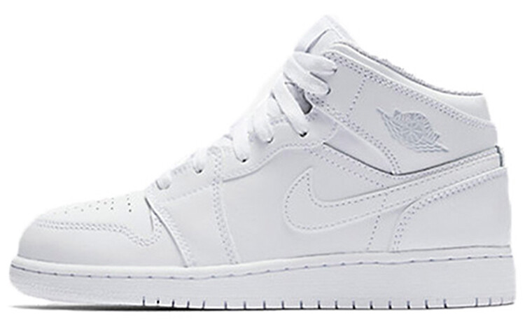 

Кроссовки Jordan 1 Mid White Pure Platinum 2018 GS