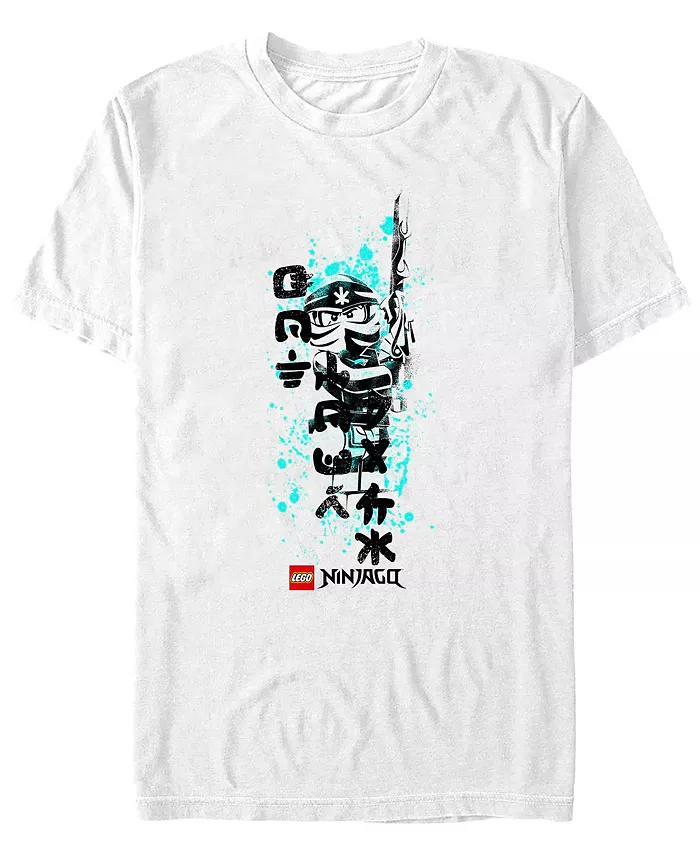 

Мужская футболка с коротким рукавом Lego Ninjago Ninja Ink Fifth Sun, белый