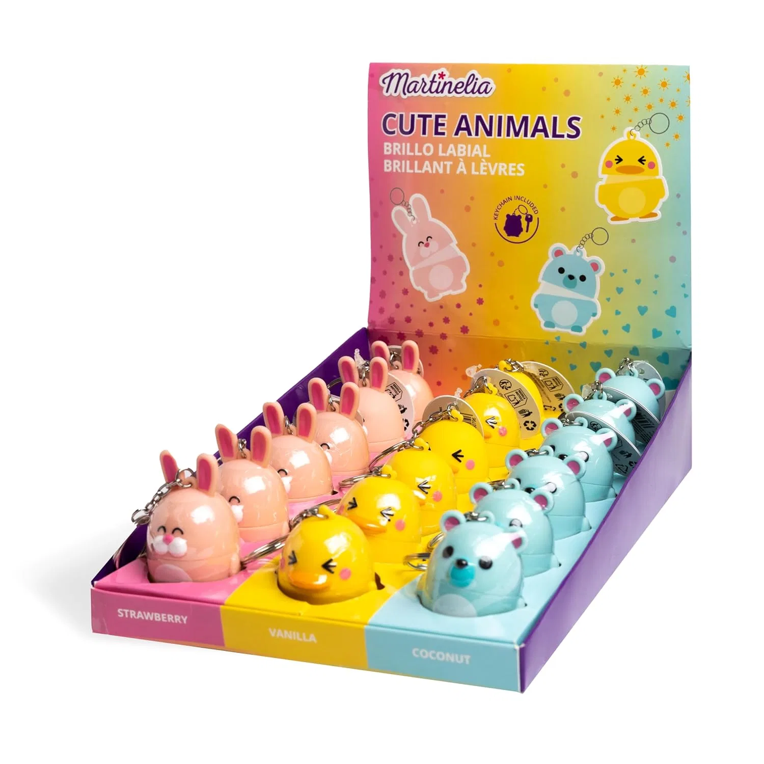 Детский бальзам для губ MARTINELIA Cute Animals с ароматом Martinelia