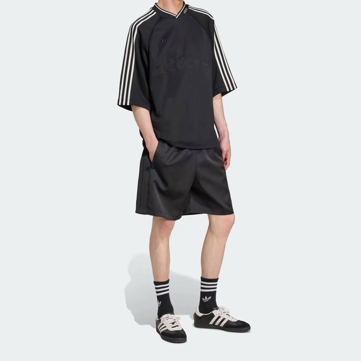 Премиальная футболка Adidas Originals, черный — фото 3
