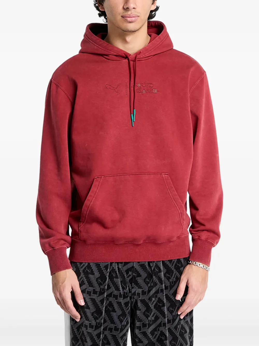 

Худи из смесового хлопка PUMA, красный