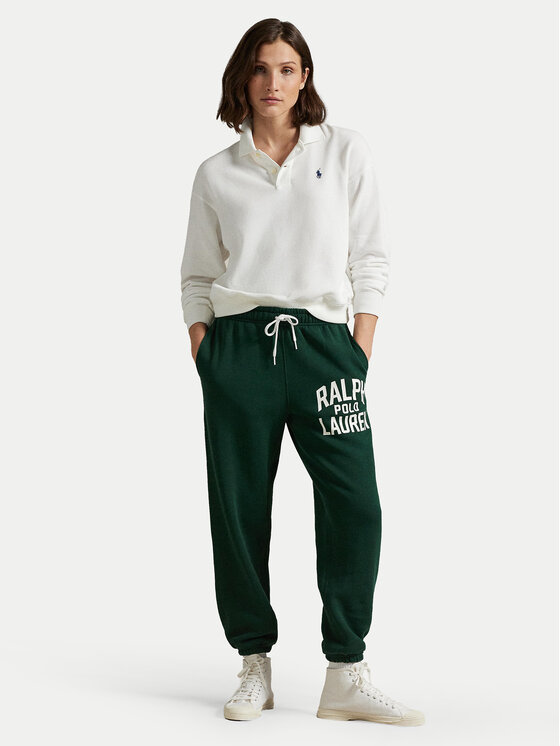 Спортивные брюки tapered fit 211971758001 Polo Ralph Lauren, зеленый — фото 2