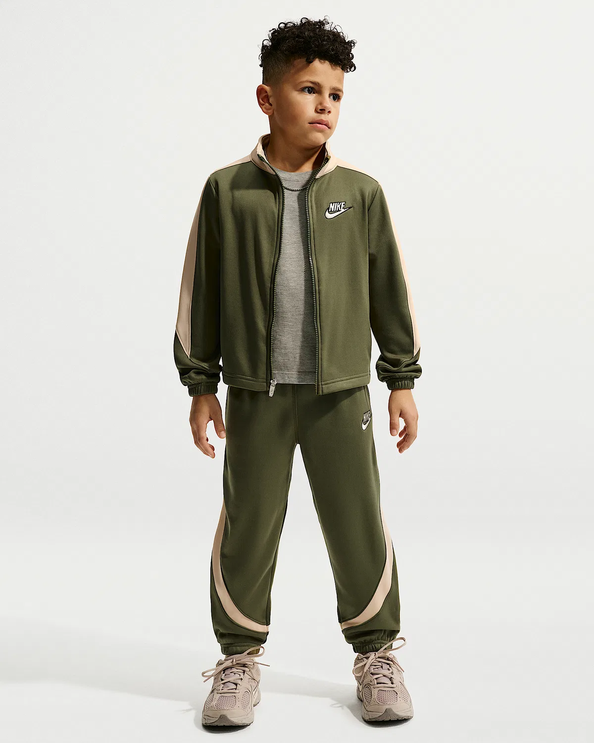 Детский набор из 2 предметов Propus Colorblocked Set Nike, Green