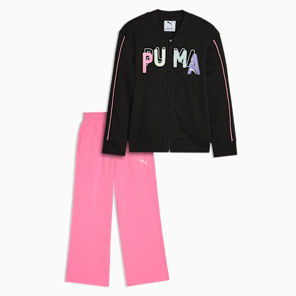 

Флисовая куртка и широкие штаны для малышей Matching Sets Puma, черный
