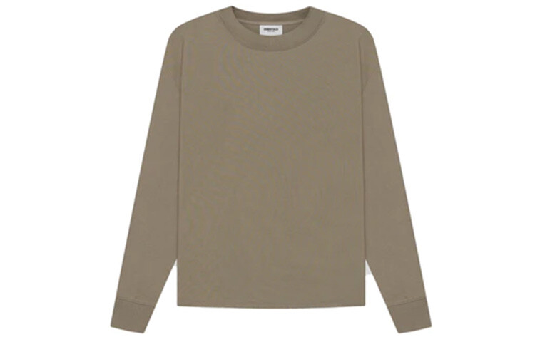 Футболка унисекс серо-коричневый Fear Of God Essentials, коричневый — фото 2