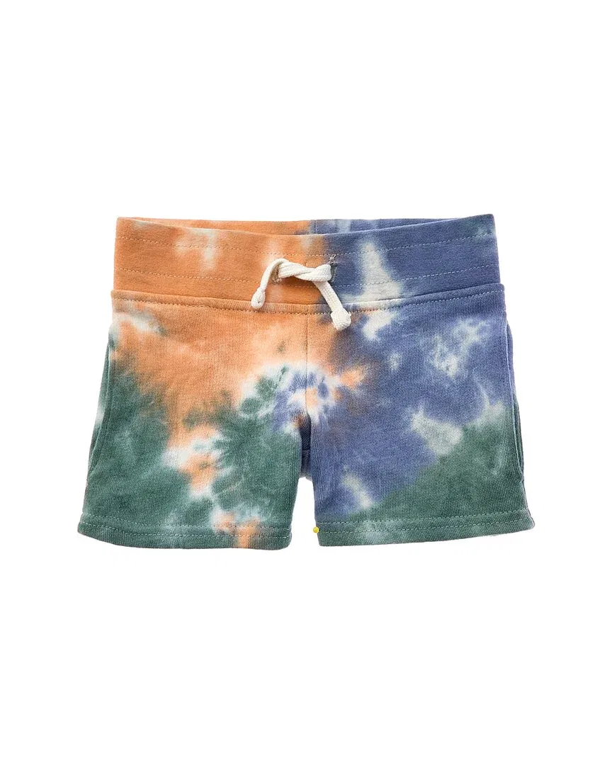 Threads 4 Thought Little Spiral Tie-Dye Guille Short, зеленый