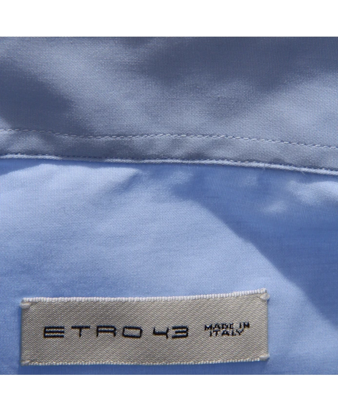Светло-Голубая рубашка, изготовленная в Италии. Etro, синий — фото 4