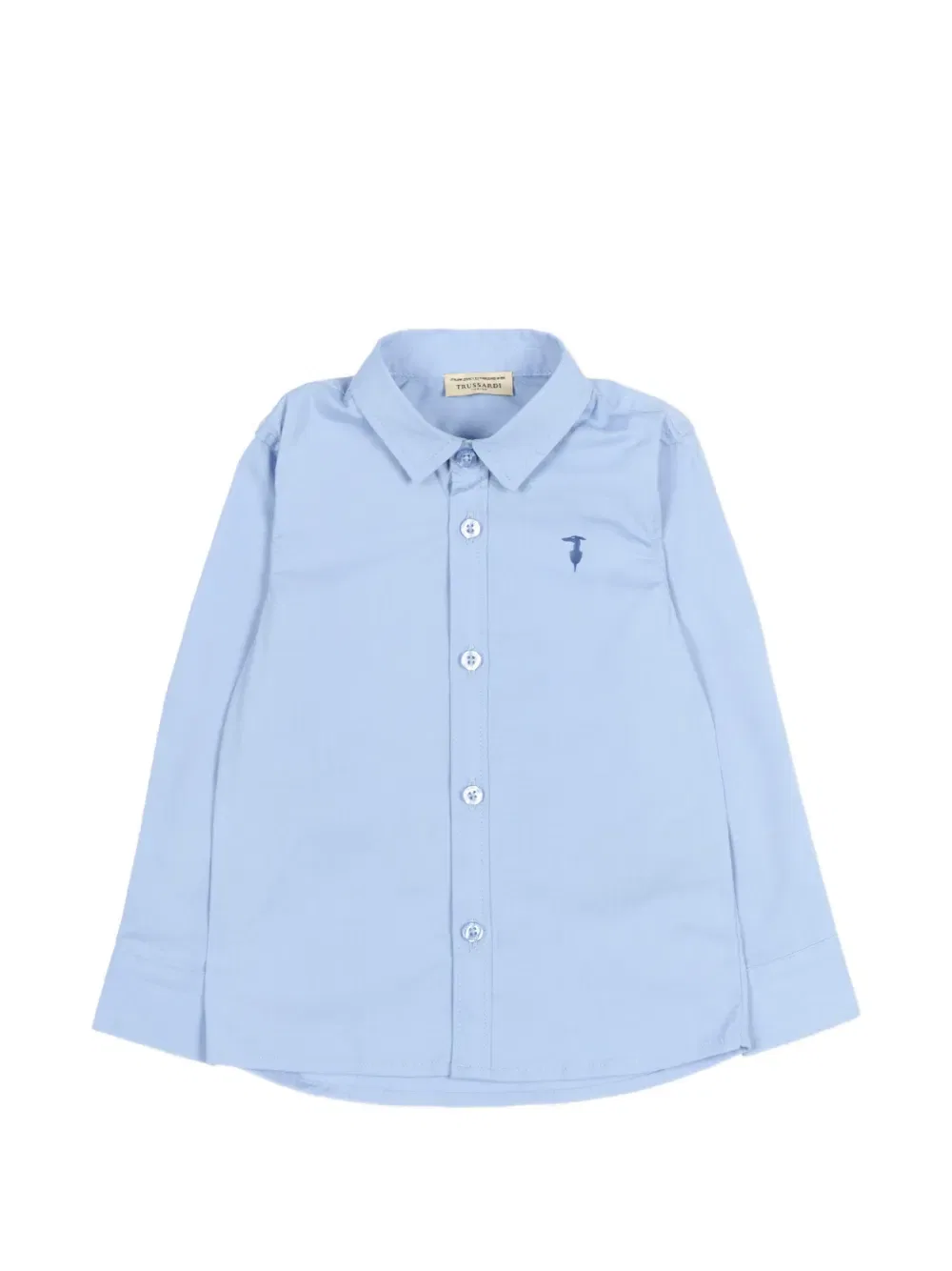 Рубашка с длинными рукавами Trussardi Junior, синий