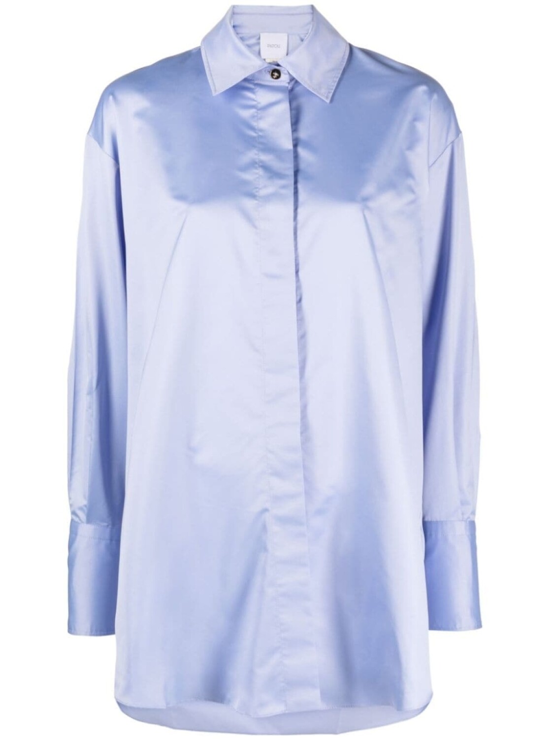

Платье-рубашка мини Patou, синий