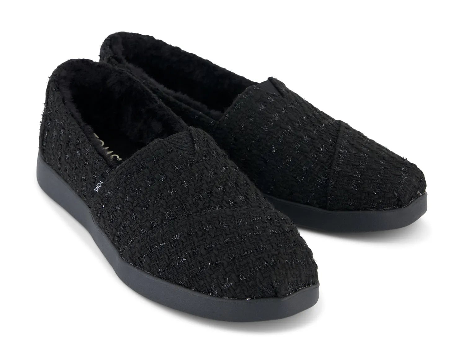 Слипоны TOMS Alpargata Plus Espadrille Slip-On - Women's, черный — фото 2