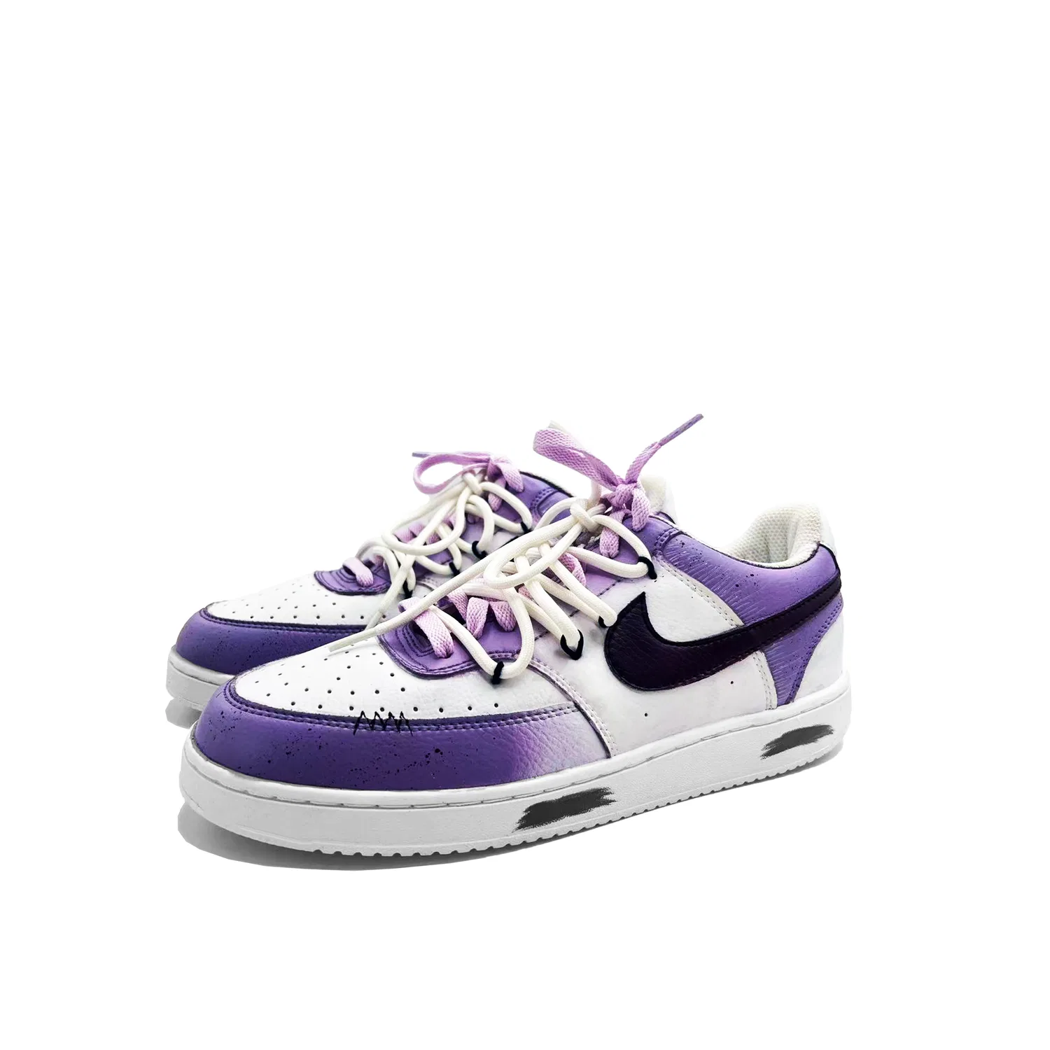 Кроссовки для скейтбординга Court Vision 1 Kids Unisex Nike, Dark Violet — фото 4