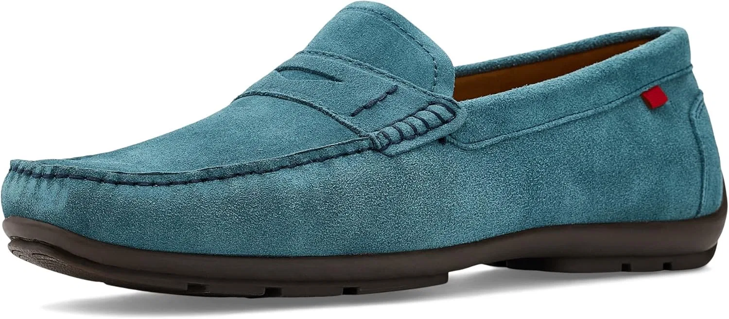 Лоферы Marc Joseph New York, Атлантик Блю Замша