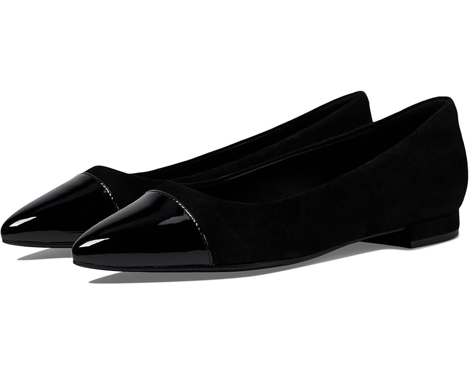 Туфли на плоской подошве Rockport Kenzie, цвет Black Suede Multi