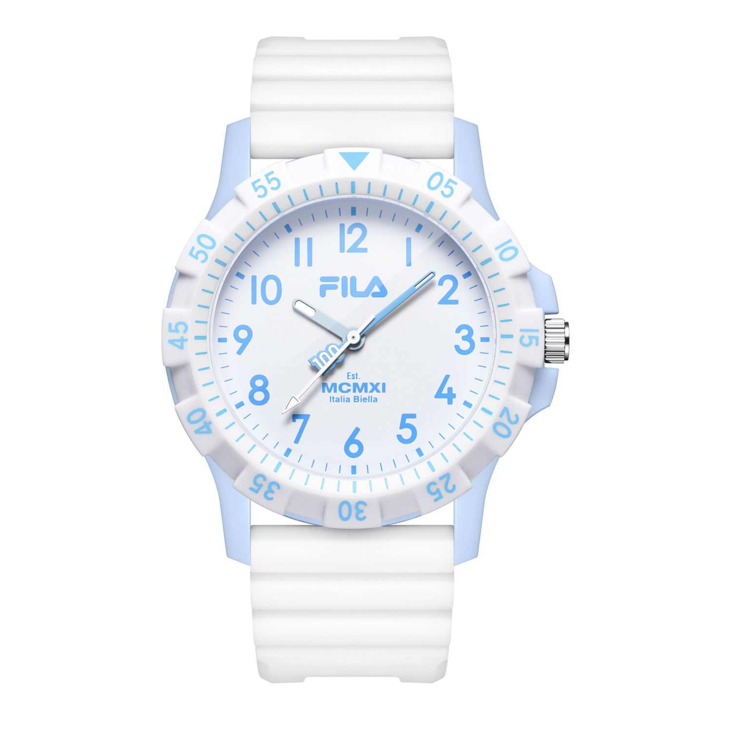 

FILA Часы наручные кварцевые с силиконовым ремешком черный циферблат unisex