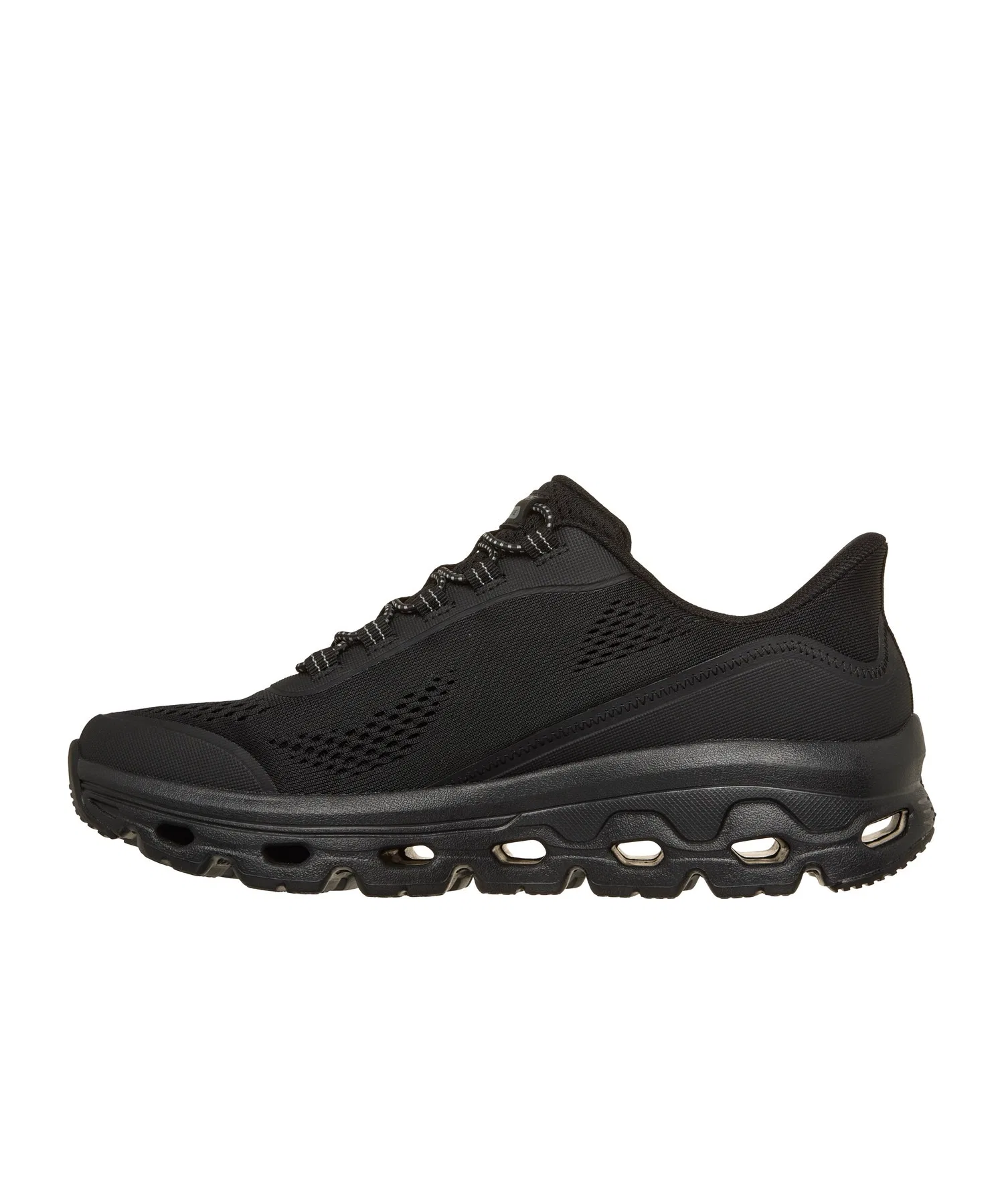 Мужские кроссовки SKECHERS Slip-ins Glide-Step чёрные — фото 3