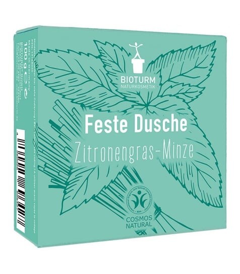 

Гель для душа батончик, лемонграсс с мятой, ноль отходов, №1. 136, 100 г, Биотурм, Bioturm