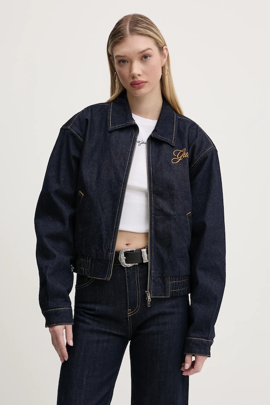 

Джинсовая куртка Guess Originals, темно-синий