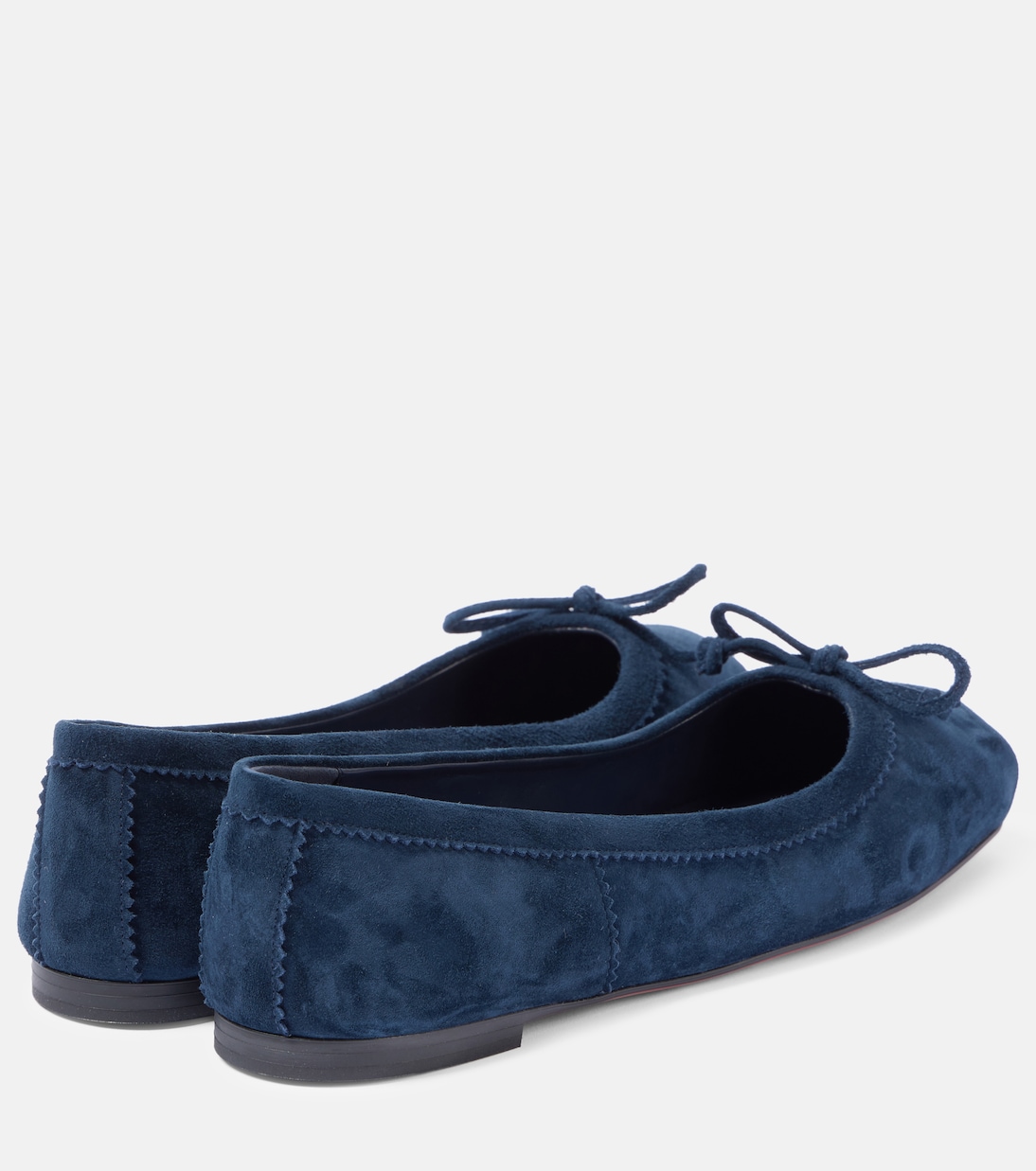 Балетки Mamadrague из замши Christian Louboutin, Marine/Lin Marine — фото 2
