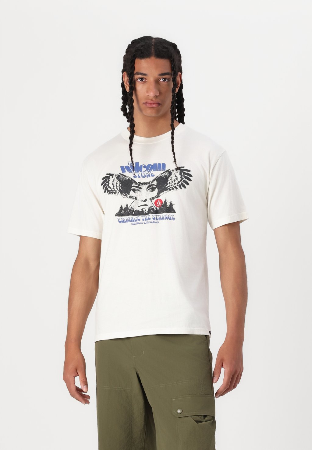 

Футболка с принтом REAL VISIONS Volcom, кремовый