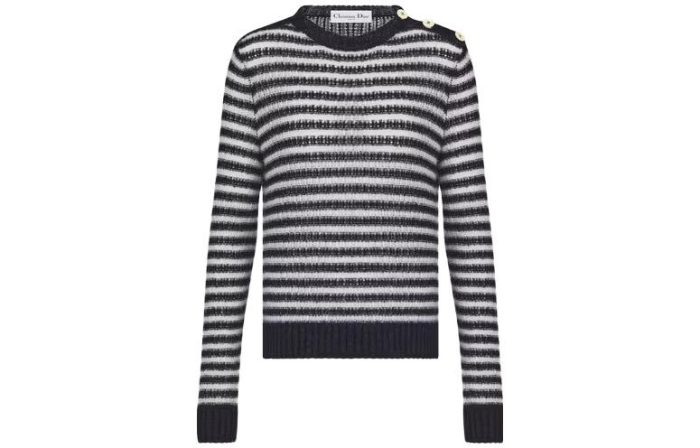 

Трикотаж женский темно-синий белый Dior