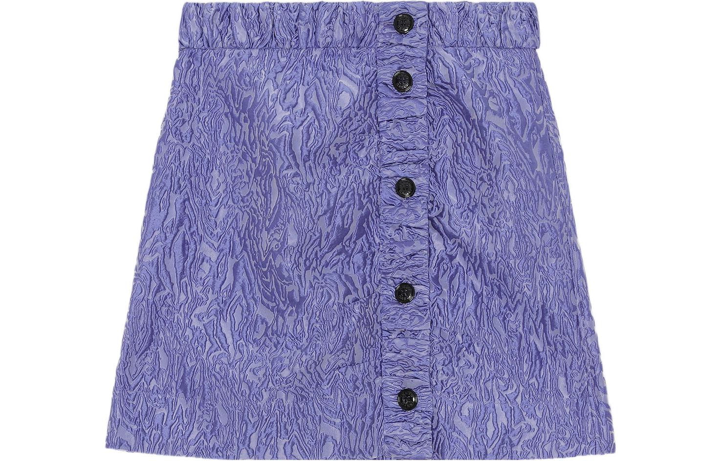 

GANNI Повседневная короткая юбка Women's Mismatched Blue