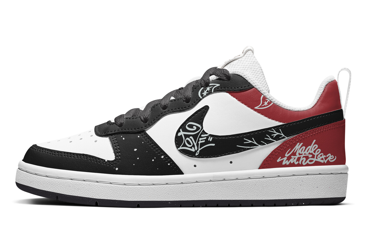 

Женские кроссовки для скейтбординга Nike Court Borough, Black/Red