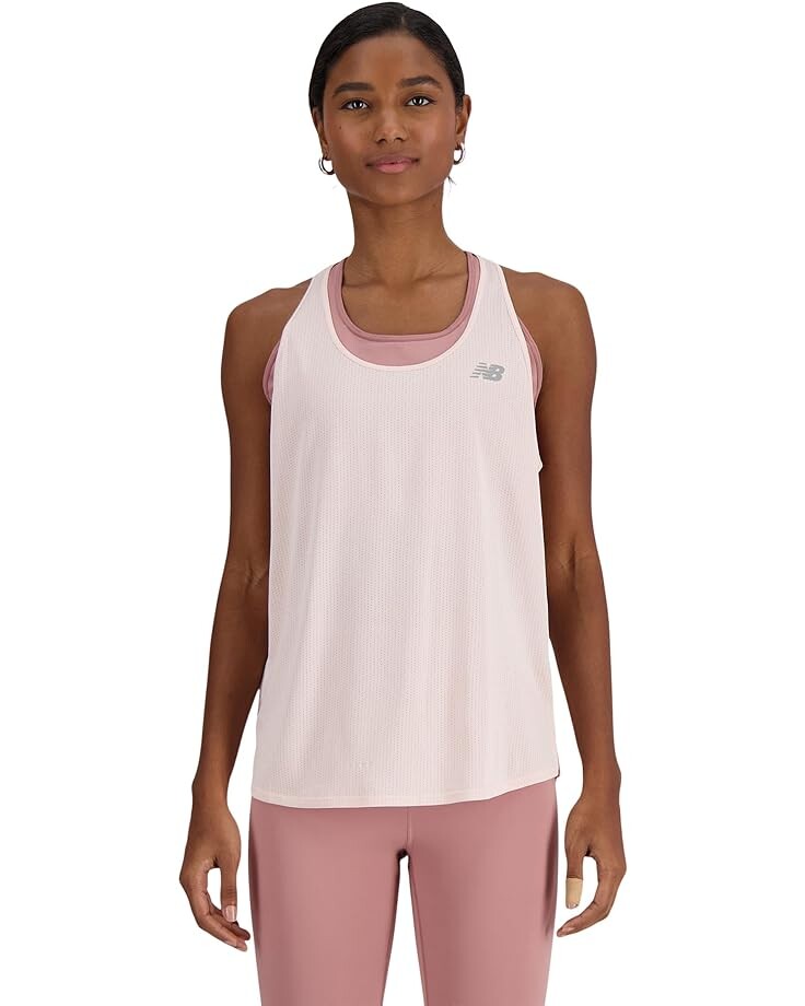 

Майка New Balance Athletics Tank, цвет Quartz Pink Heather