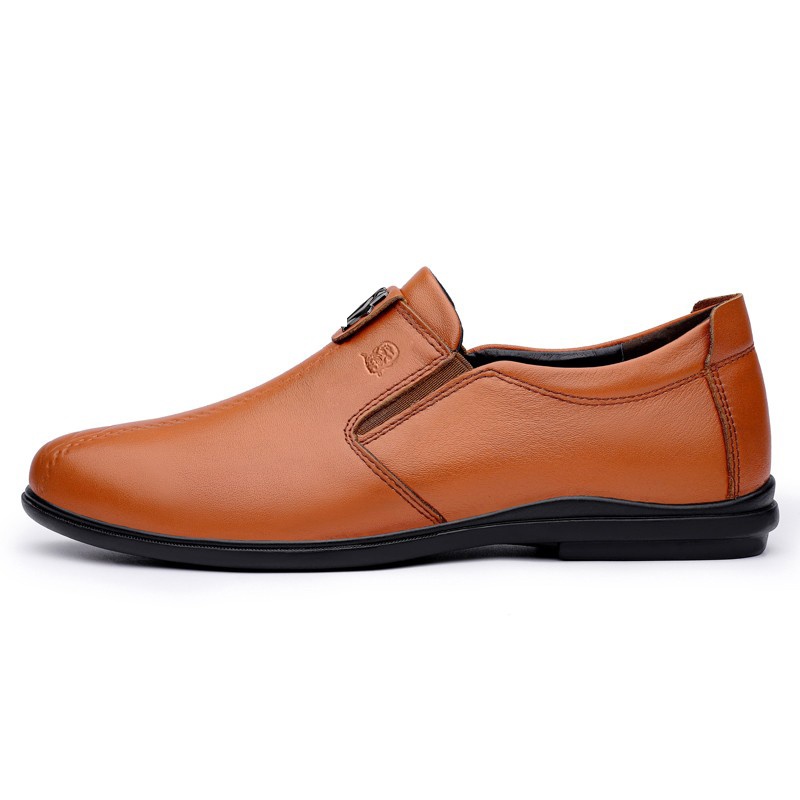 

LAORENTOU Мужские повседневные туфли мужские низкие красные коричневые, цвет Red Brown