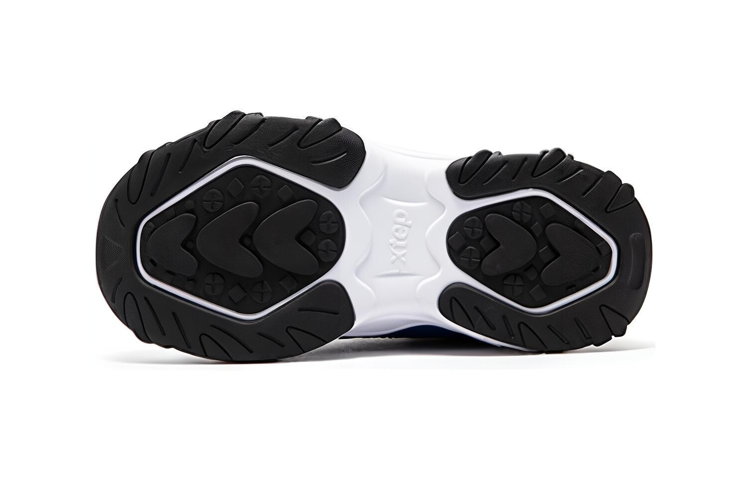 Кроссовки XTEP Kids Lifestyle Shoes PS Low-top Black/Lyon Blue, черный/синий — фото 4
